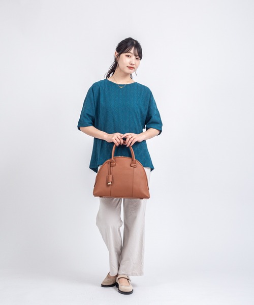 Rivel(リヴェル)の「【Maison de Z】本革 2WAY レザーハンドバッグ ショルダーバッグ(ショルダーバッグ・レディース・ブラック/ブラウン・FREE)」の18枚目の写真