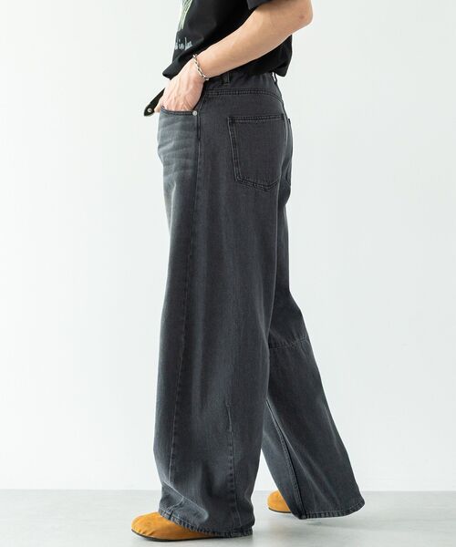CRAFT STANDARD BOUTIQUE(クラフトスタンダードブティック)の「ヴィンテージライクカーブデニムパンツ(デニムパンツ・メンズ・インディゴブルー/ブラック・L/M)」の10枚目の写真