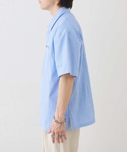 CIAOPANIC TYPY(チャオパニックティピー)の「【UNISEX】アソート柄プリントシャツ(シャツ/ブラウス・メンズ・ホワイト/ホワイト系その他/ブルー・MEDIUM/LARGE)」の9枚目の写真