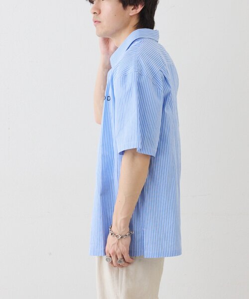 CIAOPANIC TYPY（チャオパニックティピー）の「【UNISEX】アソート柄プリントシャツ（シャツ/ブラウス・メンズ・ホワイト/ホワイト系その他/ブルー・MEDIUM/LARGE）」の20枚目の写真