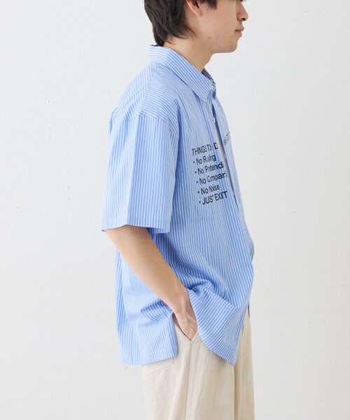 CIAOPANIC TYPY（チャオパニックティピー）の「【UNISEX】アソート柄プリントシャツ（シャツ/ブラウス・メンズ・ホワイト/ホワイト系その他/ブルー・MEDIUM/LARGE）」の22枚目の写真
