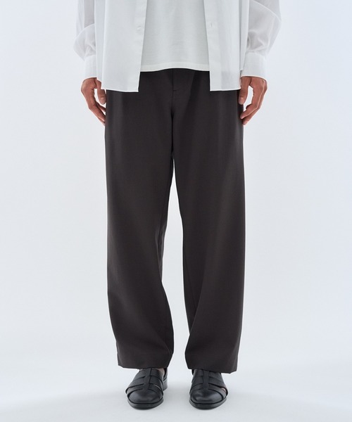 ESTNATION（エストネーション）の「ESTNATION / ストレッチサッカー イージースラックス（スラックス・メンズ・チャコールグレー/ベージュ・LARGE/MEDIUM）」の11枚目の写真