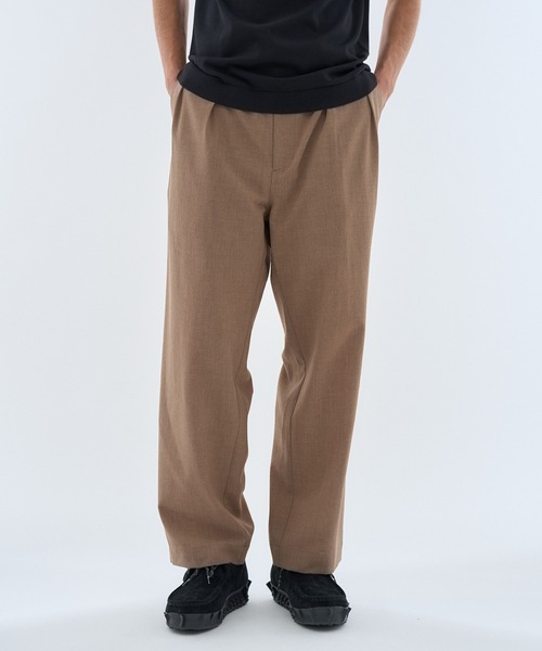 ESTNATION（エストネーション）の「ESTNATION / ストレッチサッカー イージースラックス（スラックス・メンズ・チャコールグレー/ベージュ・LARGE/MEDIUM）」の21枚目の写真