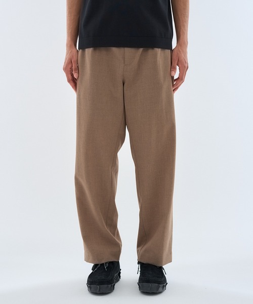 ESTNATION（エストネーション）の「ESTNATION / ストレッチサッカー イージースラックス（スラックス・メンズ・チャコールグレー/ベージュ・LARGE/MEDIUM）」の22枚目の写真