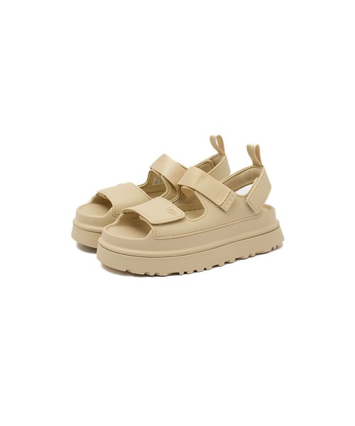 UGG(アグ)の「(UGG)W GOLDENGLOW(サンダル・レディース・ベージュ/ブラック・24cm/25cm/23cm)」の6枚目の写真