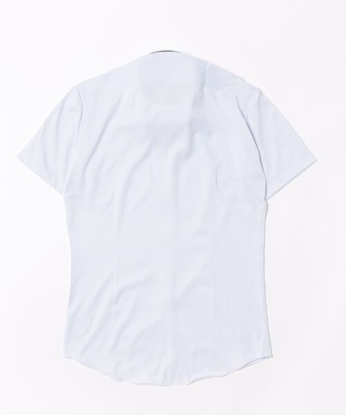 TOKYO SHIRTS(トウキョウシャツ)の「【吸水速乾】【COFREX】形態安定ノンアイロン ボタンダウン 半袖ビジネスワイシャツ(ビジネスシャツ・メンズ・グレー・首回り37cm/首回り39cm/首回り42cm/首回り43cm/首回り41cm)」の7枚目の写真
