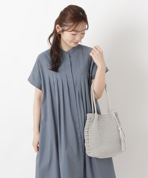 one'sterrace(ワンズテラス)の「SE コード編み タッセルトート(トートバッグ・レディース・シルバー系8/ブラック系8/ベージュ系その他7・99)」の17枚目の写真