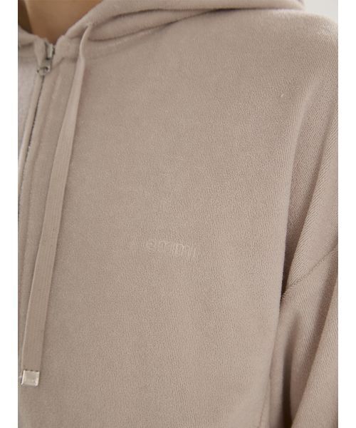 emmi(エミ)の「パイルフーディー×ワンピースセット(ワンピース・レディース・ピンク系その他/ライトベージュ/ブラック・1/0)」の16枚目の写真