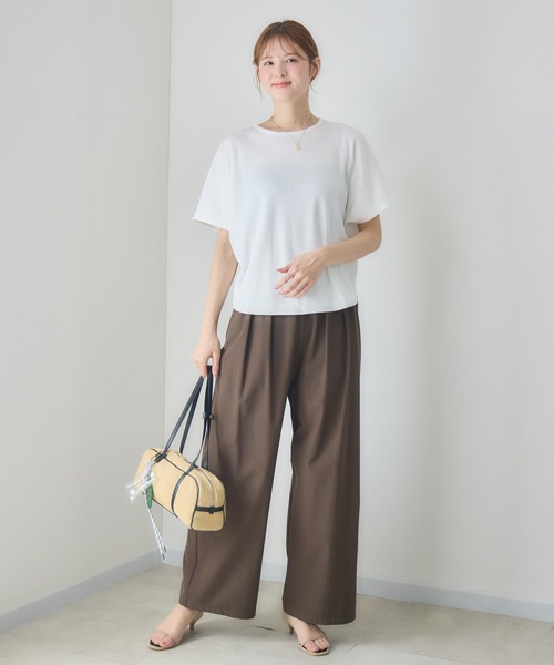 story.(ストーリー)の「【story.】ロングハンドルミニボストンバッグ(ボストンバッグ・レディース・ライトベージュ/ブラウン・MEDIUM)」の10枚目の写真