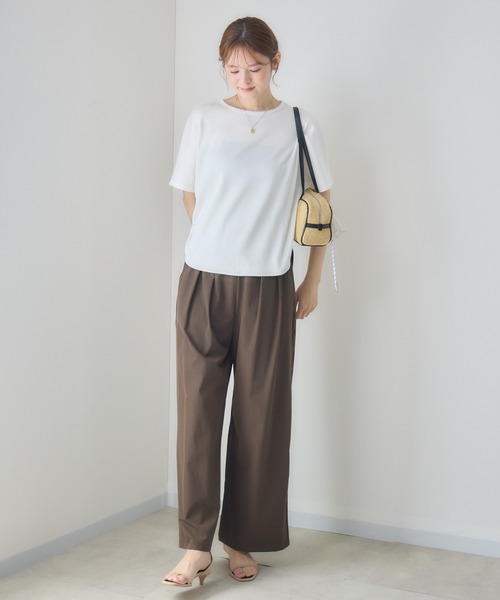 story.(ストーリー)の「【story.】ロングハンドルミニボストンバッグ(ボストンバッグ・レディース・ライトベージュ/ブラウン・MEDIUM)」の11枚目の写真