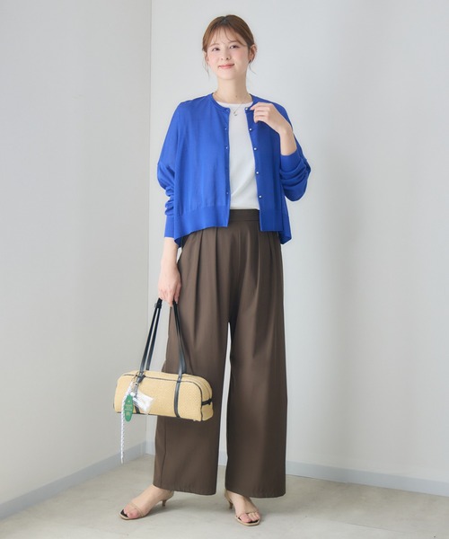 story.(ストーリー)の「【story.】ロングハンドルミニボストンバッグ(ボストンバッグ・レディース・ライトベージュ/ブラウン・MEDIUM)」の20枚目の写真