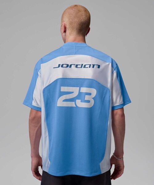 JORDAN BRAND(ジョーダンブランド)の「ジョーダン フライト メンズ ジャージー トップ / Jordan Flight Men's Jersey Top IF1913-412 University Blue(Tシャツ/カットソー・メンズ・ブルー・XL/L/2XL/S/M)」の9枚目の写真
