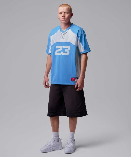 JORDAN BRAND(ジョーダンブランド)の「ジョーダン フライト メンズ ジャージー トップ / Jordan Flight Men's Jersey Top IF1913-412 University Blue(Tシャツ/カットソー・メンズ・ブルー・XL/L/2XL/S/M)」の14枚目の写真