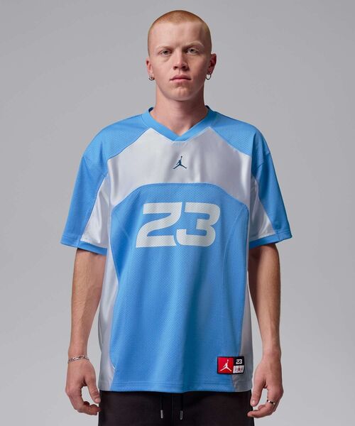 JORDAN BRAND(ジョーダンブランド)の「ジョーダン フライト メンズ ジャージー トップ / Jordan Flight Men's Jersey Top IF1913-412 University Blue(Tシャツ/カットソー・メンズ・ブルー・XL/L/2XL/S/M)」の8枚目の写真
