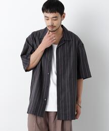 ｢FRENCH LINEN｣ フライフロント半袖シャツ