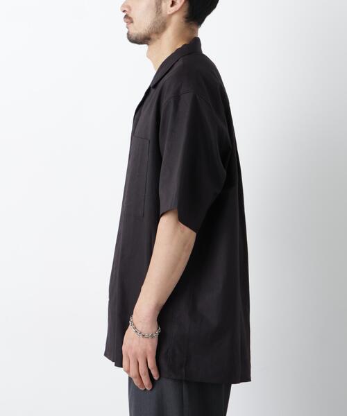 NANO universe(ナノユニバース)の「「FRENCH LINEN」 フライフロント半袖シャツ(シャツ/ブラウス・メンズ・その他3/その他2/ブラック/その他1/ベージュ系その他/ホワイト・S/L/M)」の14枚目の写真