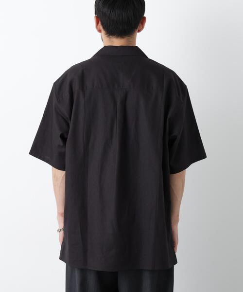 NANO universe(ナノユニバース)の「「FRENCH LINEN」 フライフロント半袖シャツ(シャツ/ブラウス・メンズ・その他3/その他2/ブラック/その他1/ベージュ系その他/ホワイト・S/L/M)」の15枚目の写真