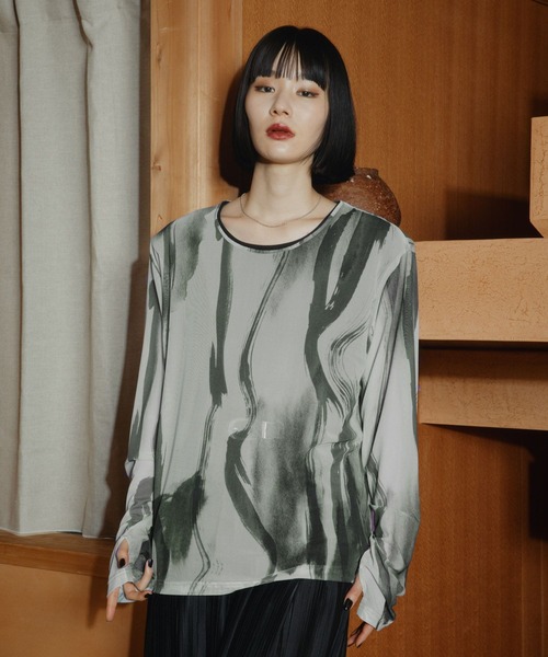 HARE(ハレ)の「アートガラシアーカット(HARE)(Tシャツ/カットソー・メンズ・ブルー/ホワイト・FREE)」の17枚目の写真