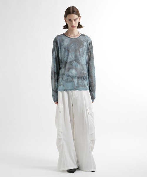 HARE(ハレ)の「アートガラシアーカット(HARE)(Tシャツ/カットソー・メンズ・ブルー/ホワイト/ブラック/ブルー系その他・FREE)」の5枚目の写真