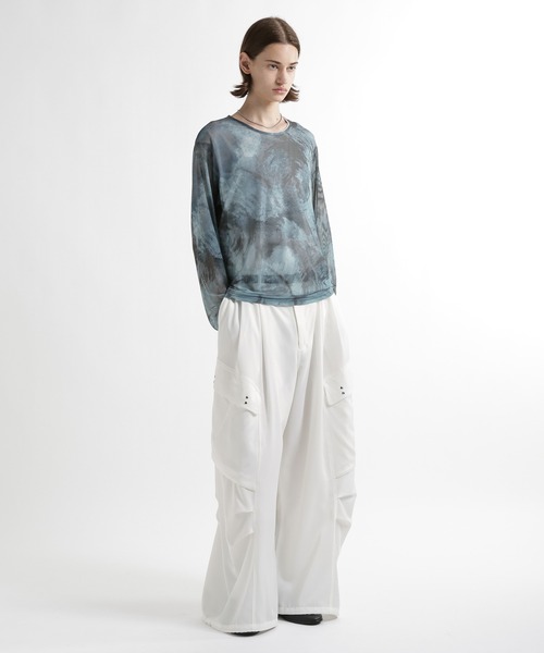 HARE(ハレ)の「アートガラシアーカット(HARE)(Tシャツ/カットソー・メンズ・ブルー/ホワイト/ブラック/ブルー系その他・FREE)」の6枚目の写真
