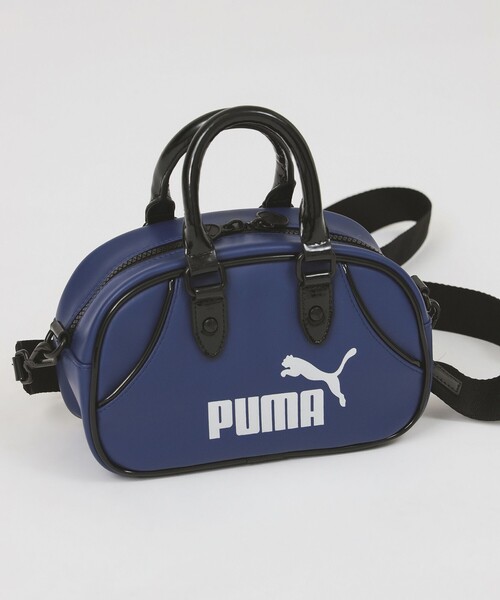 PUMA(プーマ)の「【別注】PUMA / ミニ グリップ バッグ(ハンドバッグ・レディース・ブルー・ONE SIZE)」の5枚目の写真