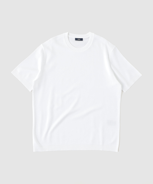 HERNO（ヘルノ）の「HERNO(へルノ) Jersey Knit Effect Tee（Tシャツ/カットソー・メンズ・ブラック/ベージュ/ブラウン/ホワイト・50/48/46）」の2枚目の写真