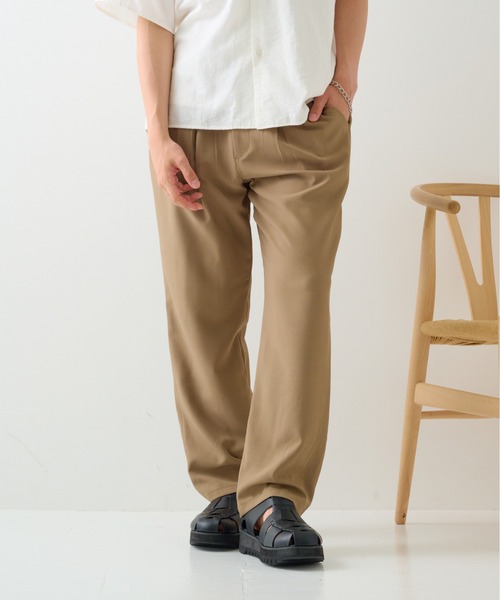UNIVERSAL OVERALL(ユニバーサルオーバーオール)の「【UNIVERSAL OVERALL】CHILLPAN TAPERED U2623630-A(チノパンツ・メンズ・ベージュ/ブラック/チャコールグレー・L/M/XL)」の22枚目の写真