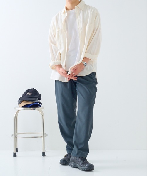 UNIVERSAL OVERALL(ユニバーサルオーバーオール)の「【UNIVERSAL OVERALL】CHILLPAN TAPERED U2623630-A(チノパンツ・メンズ・ベージュ/ブラック/チャコールグレー・L/M/XL)」の21枚目の写真
