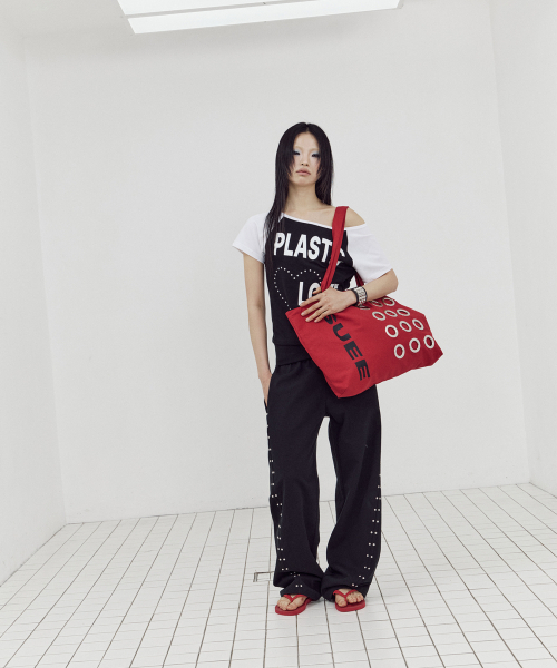 SETUP-EXE(セットアップイーエックスイー)の「P/L RAGLAN TOP / BLACK(Tシャツ/カットソー・レディース・その他・OS)」の3枚目の写真