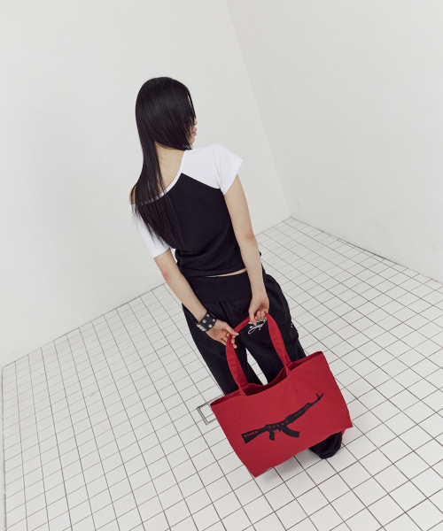 SETUP-EXE(セットアップイーエックスイー)の「P/L RAGLAN TOP / BLACK(Tシャツ/カットソー・レディース・その他・OS)」の11枚目の写真