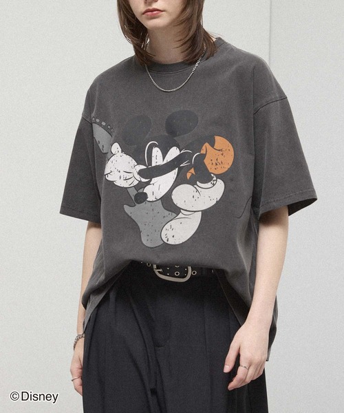 Disney（ディズニー）の「＜Exclusive＞ 【Disney】 Vintage Rock'n Roll Tee / 別注 ヴィンテージライク ディズニー ロックTシャツ（Tシャツ/カットソー・メンズ・ワイン/ブラック/ブラック系2/ブラック系/ブルー・L/M）」の20枚目の写真