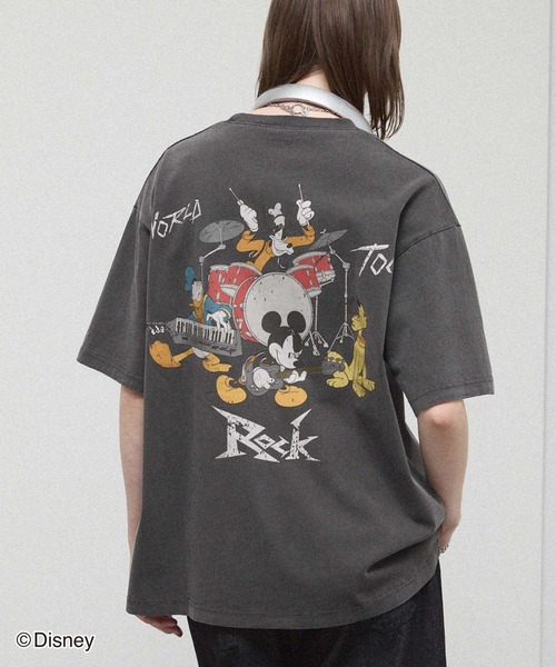 <Exclusive> [Disney] Vintage Rock'n'Roll Tee — винтажная рок‑футболка Disney