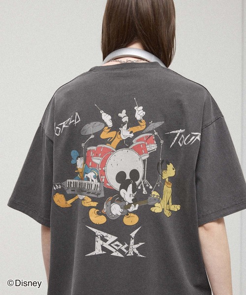 <Exclusive> [Disney] Vintage Rock'n'Roll Tee — винтажная рок-футболка Disney