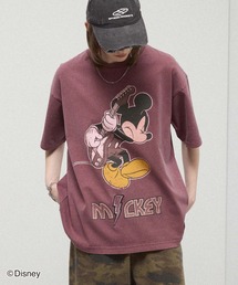 Disney（ディズニー）の「<Exclusive> 【Disney】 Vintage Rock'n Roll Tee   別注 ヴィンテージライク ディズニー ロックTシャツ（Tシャツ/カットソー）」