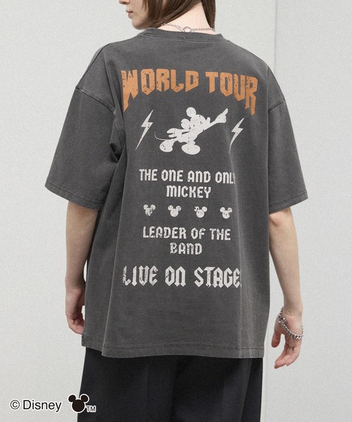 Disney（ディズニー）の「＜Exclusive＞ 【Disney】 Vintage Rock'n Roll Tee / 別注 ヴィンテージライク ディズニー ロックTシャツ（Tシャツ/カットソー・メンズ・ワイン/ブラック/ブラック系2/ブラック系/ブルー・L/M）」の22枚目の写真
