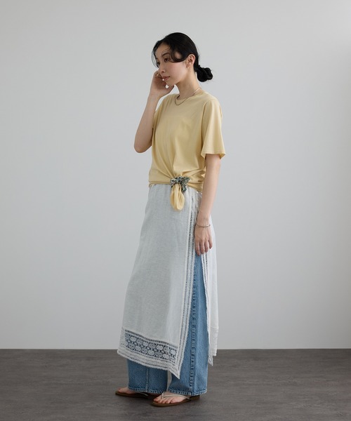 SALON adam et rope'(サロン アダム エ ロペ)の「リバティシュシュ SMALL 2pc(シュシュ・レディース・グリーン系その他/ブラック系その他/ブルー系その他4・FREE)」の20枚目の写真