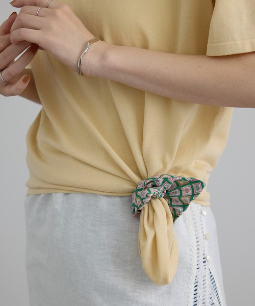 SALON adam et rope'(サロン アダム エ ロペ)の「リバティシュシュ SMALL 2pc(シュシュ・レディース・グリーン系その他/ブラック系その他/ブルー系その他4・FREE)」の18枚目の写真