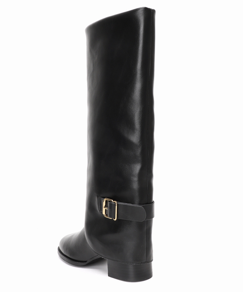 LE TALON(ルタロン)の「《追加》5cmワイドシャフトカバーブーツ(ブーツ・レディース・ブラック×ブラック/ブラウン系その他・LARGE/MEDIUM/SMALL/X-LARGE)」の8枚目の写真