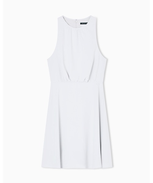 ARMANI EXCHANGE（アルマーニエクスチェンジ）の「【A|X アルマーニ エクスチェンジ】ミニマルデザイン フレア ワンピース（ワンピース・レディース・ブラック/アイボリー・2/0/4）」の5枚目の写真