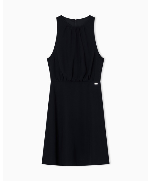 ARMANI EXCHANGE（アルマーニエクスチェンジ）の「【A|X アルマーニ エクスチェンジ】ミニマルデザイン フレア ワンピース（ワンピース・レディース・ブラック/アイボリー・2/0/4）」の8枚目の写真