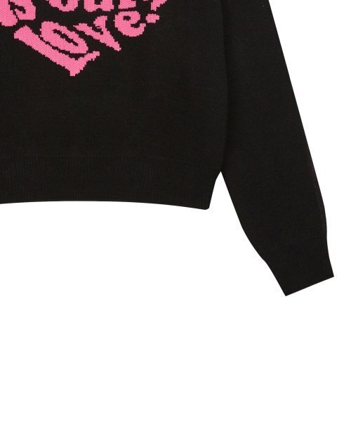 LUVISTRUE（ラヴイズトゥルー）の「MV LOVE KNIT(PINK)（ニット/セーター・レディース・その他・FREE）」の4枚目の写真
