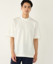 SHIPS Colors:〈吸水速乾・遮熱・UVカット〉AVANT(R) 3D モックネック T◇