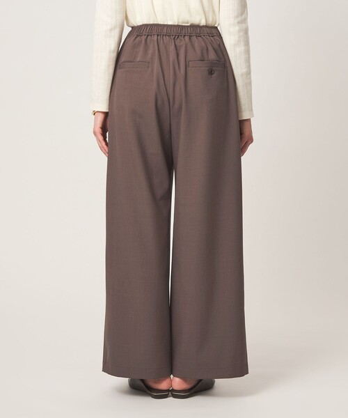 green label relaxing（グリーンレーベルリラクシング）の「［size SHORT/TALLあり］オルマイ ツイル ワイド パンツ（その他パンツ・レディース・グレー/モカ/ブラック/ブラウン・34/SHORT/TALL/40/38/36）」の14枚目の写真