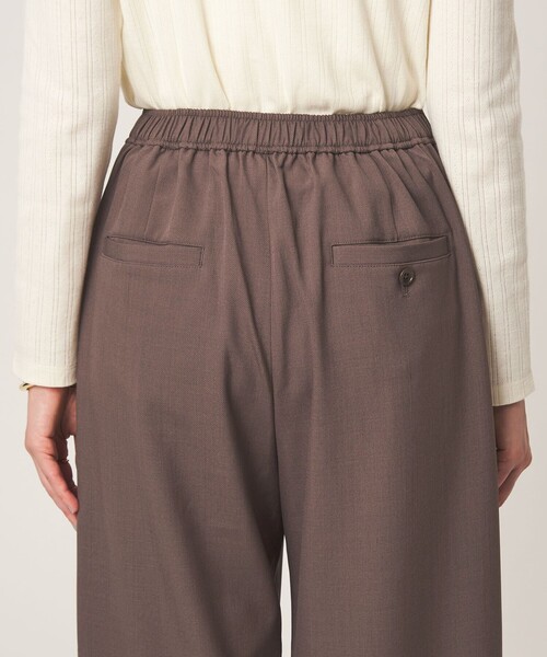 green label relaxing（グリーンレーベルリラクシング）の「［size SHORT/TALLあり］オルマイ ツイル ワイド パンツ（その他パンツ・レディース・グレー/モカ/ブラック/ブラウン・34/SHORT/TALL/40/38/36）」の13枚目の写真