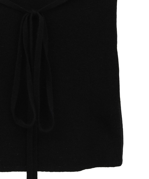 CLANE（クラネ）の「【CLANE/クラネ】CAMISOLE SET CACHECOEUR KNIT TOPS/キャミソールセットカシュクールニットトップス（ニット/セーター・レディース・ブラック/グレー・2）」の16枚目の写真