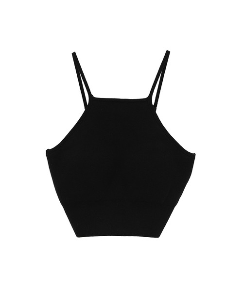 CLANE（クラネ）の「【CLANE/クラネ】CAMISOLE SET CACHECOEUR KNIT TOPS/キャミソールセットカシュクールニットトップス（ニット/セーター・レディース・ブラック/グレー・2）」の18枚目の写真