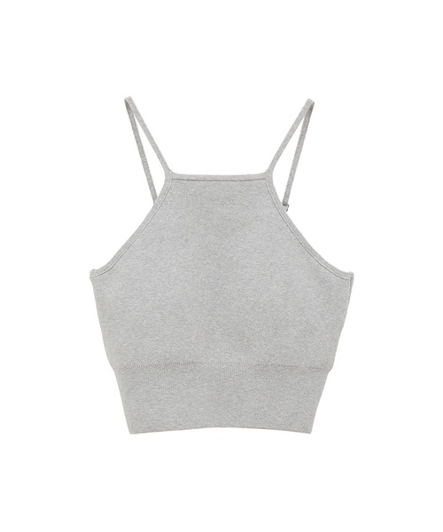CLANE（クラネ）の「【CLANE/クラネ】CAMISOLE SET CACHECOEUR KNIT TOPS/キャミソールセットカシュクールニットトップス（ニット/セーター・レディース・ブラック/グレー・2）」の9枚目の写真