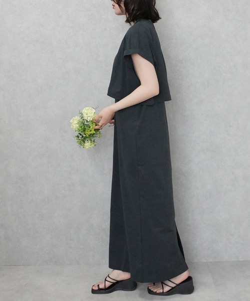 SELECT LEVERY(セレクトリベリー)の「接触冷感 マルチWAYアンサンブルワンピース(ワンピース・レディース・チャコール/ベージュ/ブラック・MEDIUM/LARGE)」の20枚目の写真