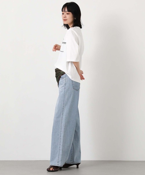 Gready Brilliant(グレディブリリアン)の「スムースレターロゴ5分袖(Tシャツ/カットソー・レディース・オフホワイト/チャコールグレー・FREE)」の12枚目の写真