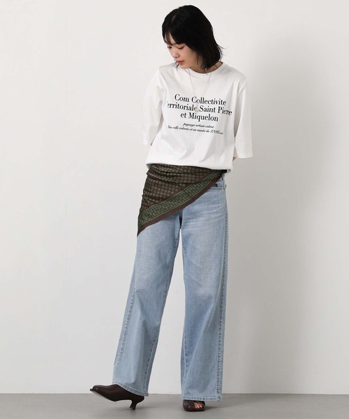 Gready Brilliant(グレディブリリアン)の「スムースレターロゴ5分袖(Tシャツ/カットソー・レディース・オフホワイト/チャコールグレー・FREE)」の14枚目の写真